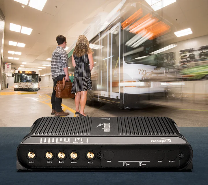 5G/LTE-Advanced Cellular Routers for Public Transportation Such as Bus and  Light Rail