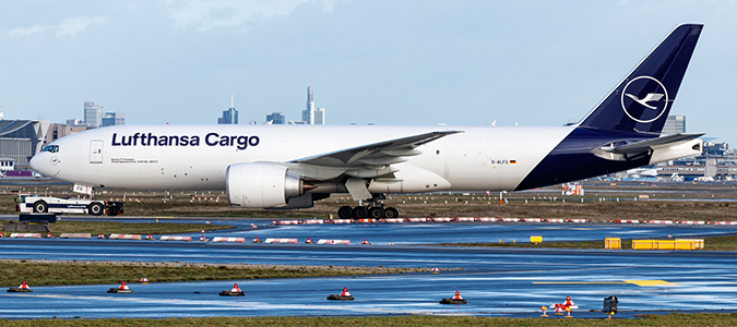 Lufthansa cargo airplane