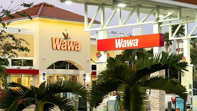 Wawa storefront.